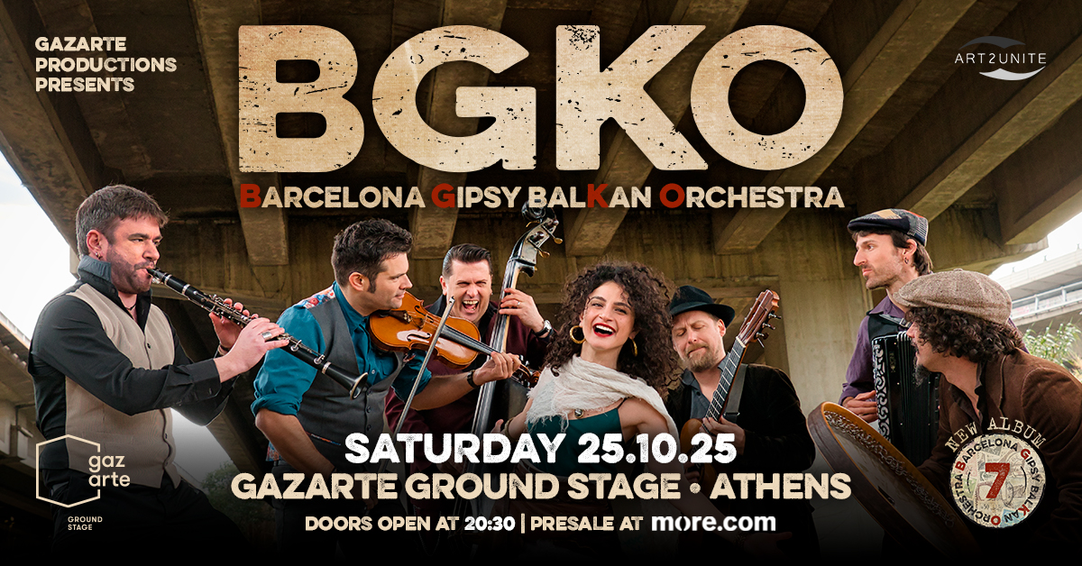 Barcelona Gipsy balKan Orchestra (ES) live in Greece